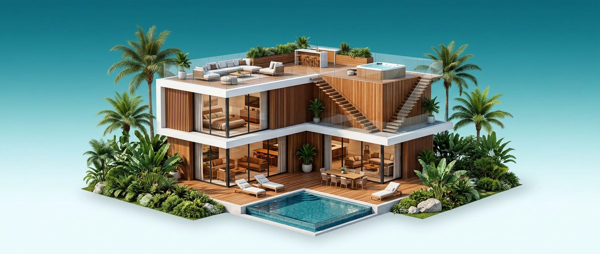 Villa Style Home